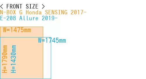 #N-BOX G Honda SENSING 2017- + E-208 Allure 2019-
